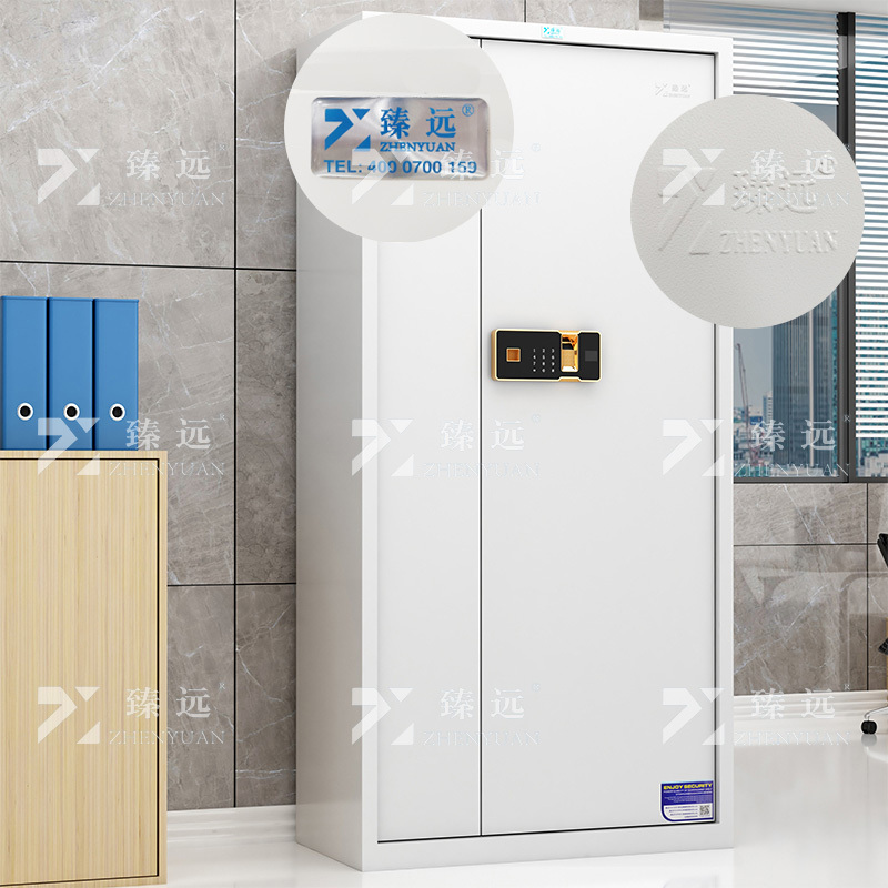臻远 ZY4102402 保密柜文件柜钢制密码柜办公铁皮资料柜档案柜 常规通门指纹锁