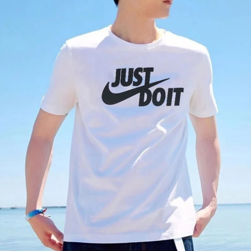 耐克（NIKE）短袖男装跑步运动休闲透气舒适圆领半袖T恤AR5007-100高清大图