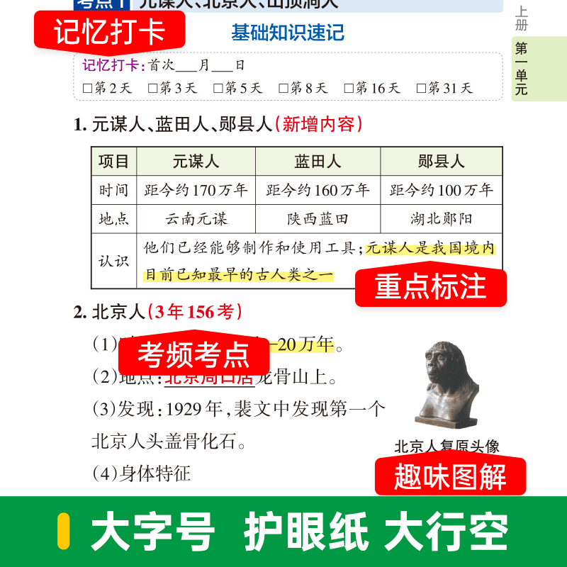 [热卖]史地生政·人教4本 七年级/初中一年级 [正版]2025初中学霸速记七年级全套语文数学英语地理生物历史道德与法治高清大图