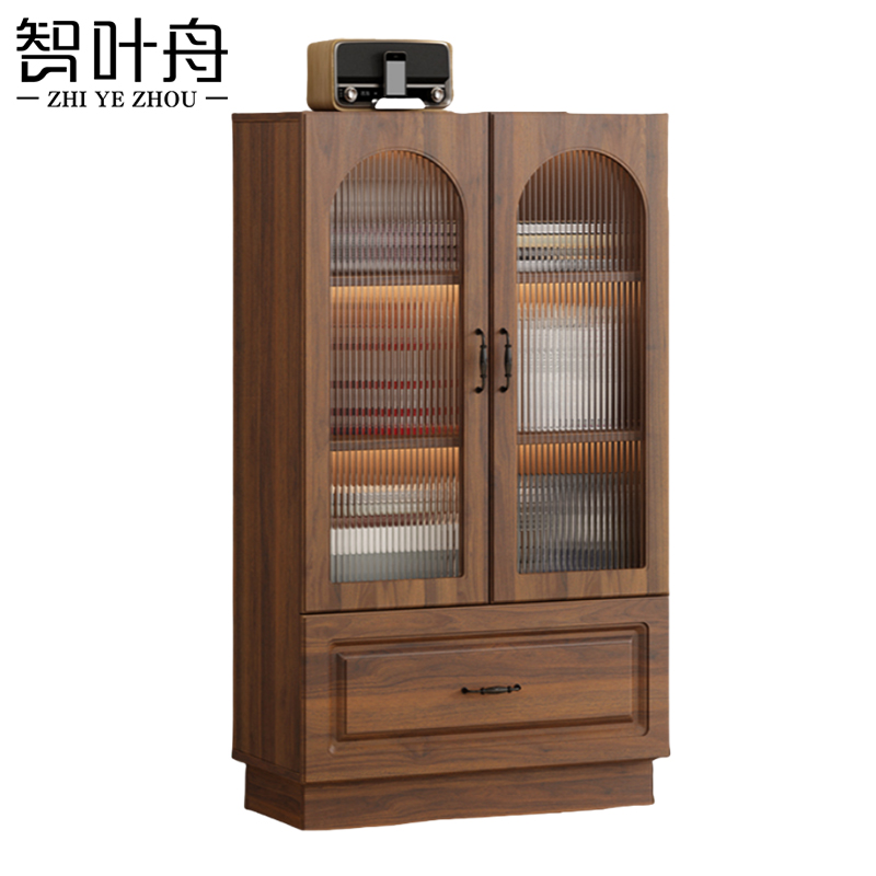 智叶舟储物柜800*365*1385mm台高清大图