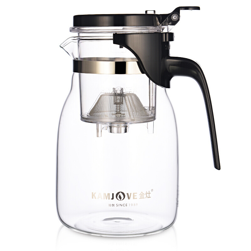 金灶(KAMJOVE)K系列飘逸杯办公茶道杯花茶泡茶壶耐热玻璃茶具全过滤茶杯高清大图