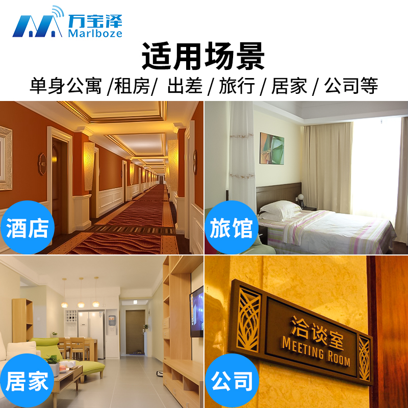 汐岩阻防盗报警器旅行旅馆酒店阻器家用窗缝塞防贼开防撞高清大图