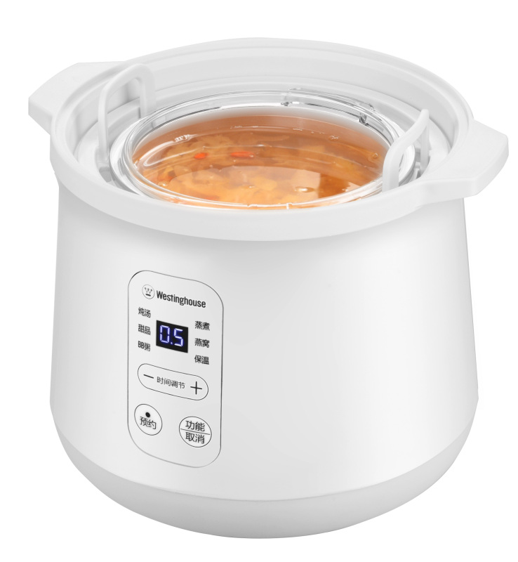 西屋(Westinghouse)隔水精炖 智能菜单 24H预约 电小型隔水电炖盅 WDZ-121!高清大图