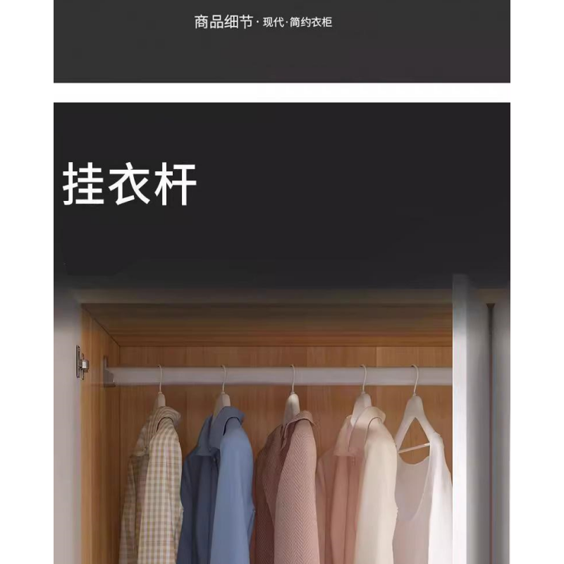 亿洛莱 衣柜 2m*0.6m*2m 台高清大图