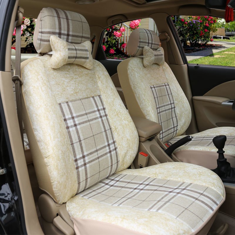 byd比亚迪f0新f3速锐g3思锐l3g5汽车四季亚麻布座套全包坐垫