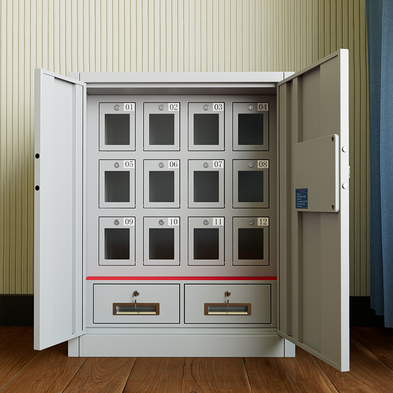 臻远 ZY40625024 印章柜公章储物柜检验讫章柜带抽保管柜 12门高清大图