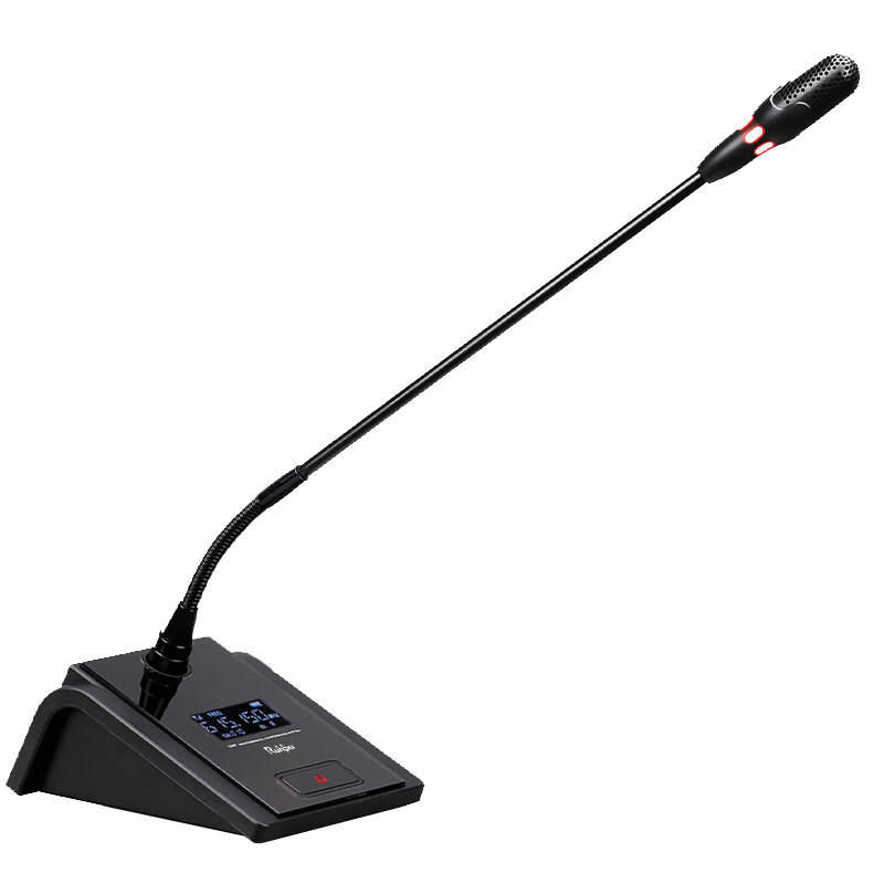 润普专业会议话筒 真分集 无线一拖二鹅颈式麦克风RP-WXGS512E高清大图