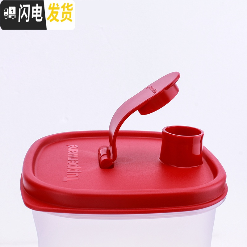三维工匠纤巧壶冷水壶2 家用大容量塑料带滤格自制水果酵素凉水壶 经典红2件套