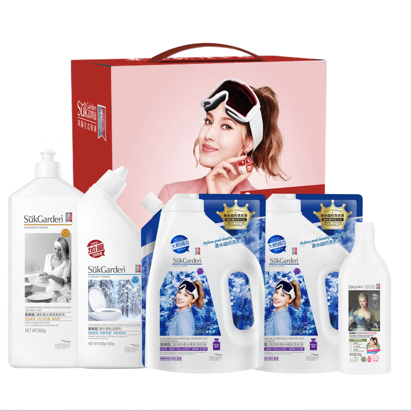 蔬果园天然果蔬酶洗衣液深层去污除菌抑螨温和不伤衣