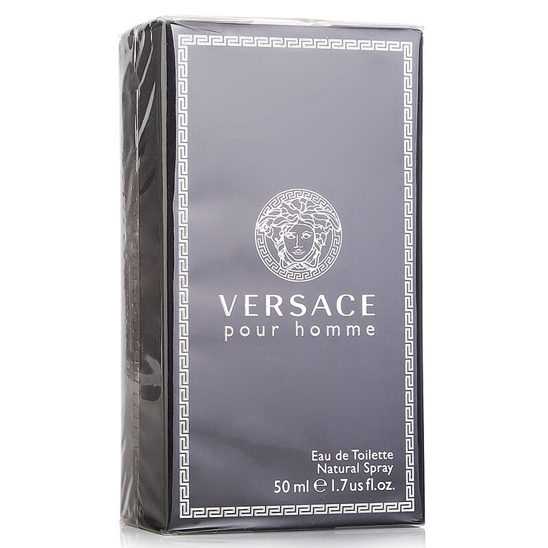 Versace范思哲男士香水 同名经典男士淡香水EDT 50ml 清新花木香调 意大利原装进口