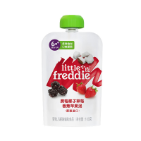 小皮 黑莓椰子草莓香蕉苹果泥100g*12