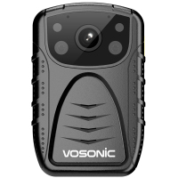 群华(VOSONIC)D5执法记录仪1296P高清夜视10小时超长不间断录像便携式专业现场记录仪 (64G版)