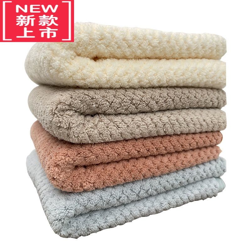 可莉允夏季洗脸毛巾男士专用家用女生擦头发比吸水加厚儿童洗脸面巾图片