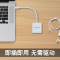 飞利浦miniDP转HDMI 转换器2160P高清视频转接头苹果雷电接口笔记本投影仪连接器 SWR3119BW 白色