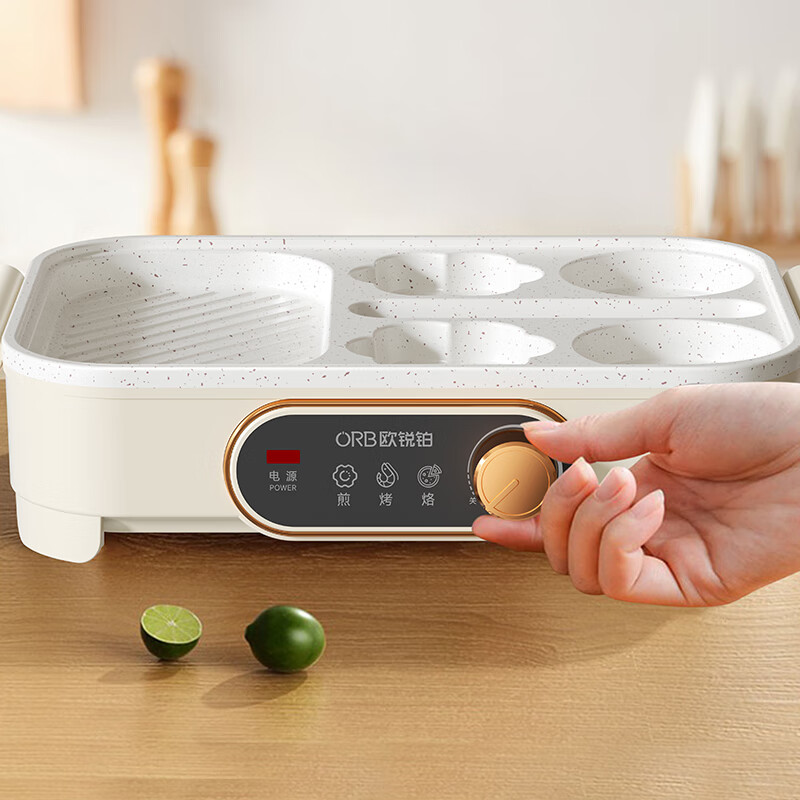 欧锐铂 趣味家-多功能煎烤机 ORB-1449 (单位:台)高清大图