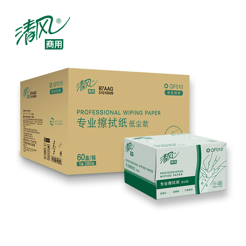 清风 工业擦拭纸 QF010 箱图片