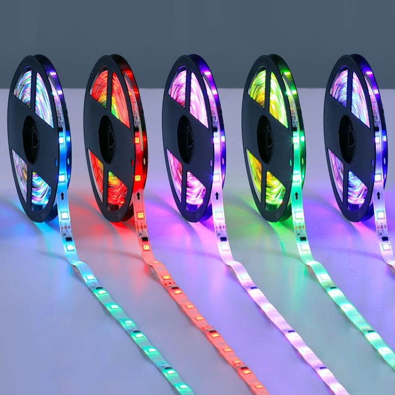 led跑马流水灯带12V低压5V高亮USB模型摩托车霓虹闪光彩灯条
