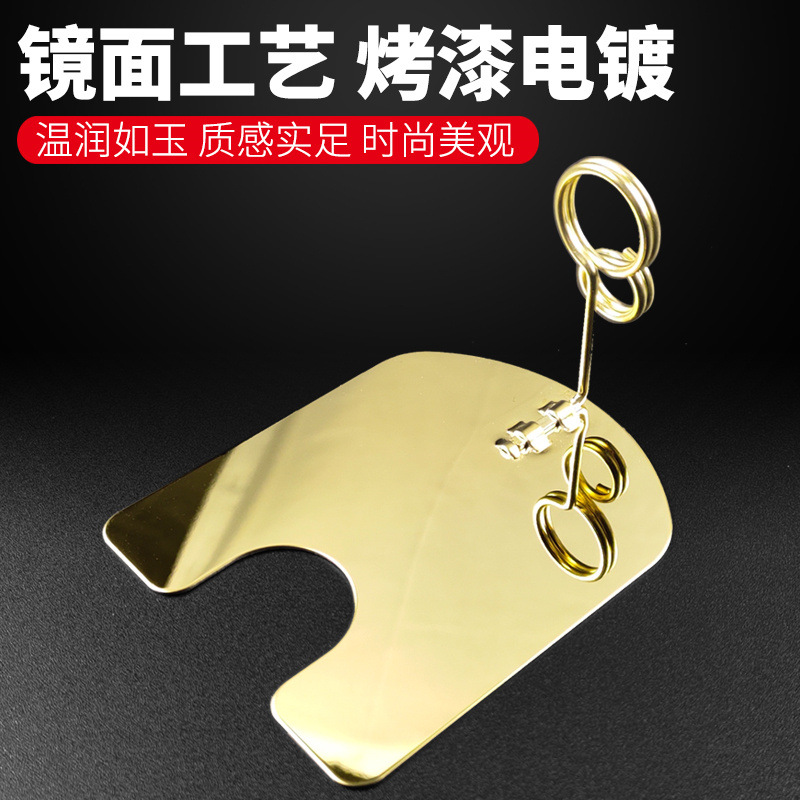 冰禹 价格标牌支架 BYjq-128 不锈钢 黑色 5cm 1个高清大图