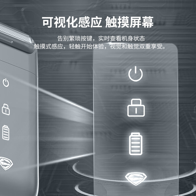 SID超人往复式剃须刀RS901高清大图