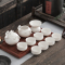 言艺(yanyi) 功夫茶具 整套陶瓷功夫茶具套装茶壶茶海 莺歌蝶舞