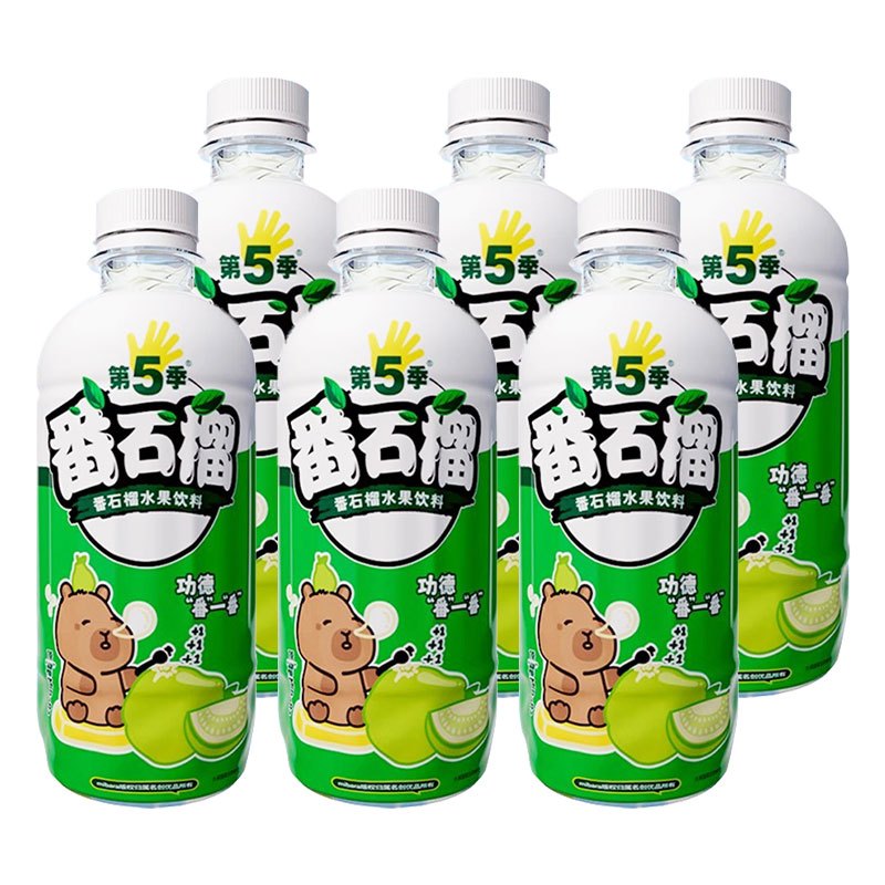 健力宝 第五季果汁[番石榴味]300ml*6瓶高清大图