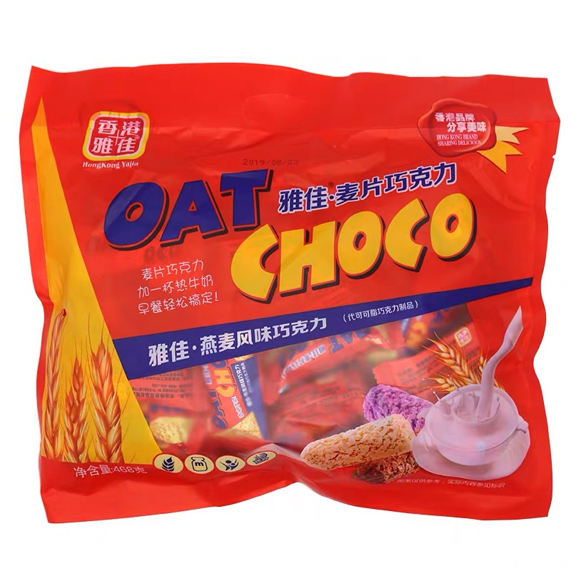 雅佳燕麦风味巧克力468g