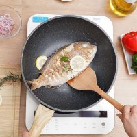 炊大皇(COOKER KING)麦饭石炒锅银曜石32CM CG32YY