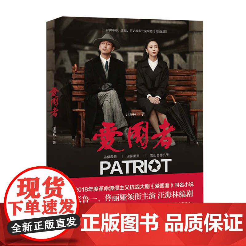 新书 爱国者 张鲁一 佟丽娅 主演 2018年度革命浪漫主义抗战大剧《爱国者》原著小说高清大图