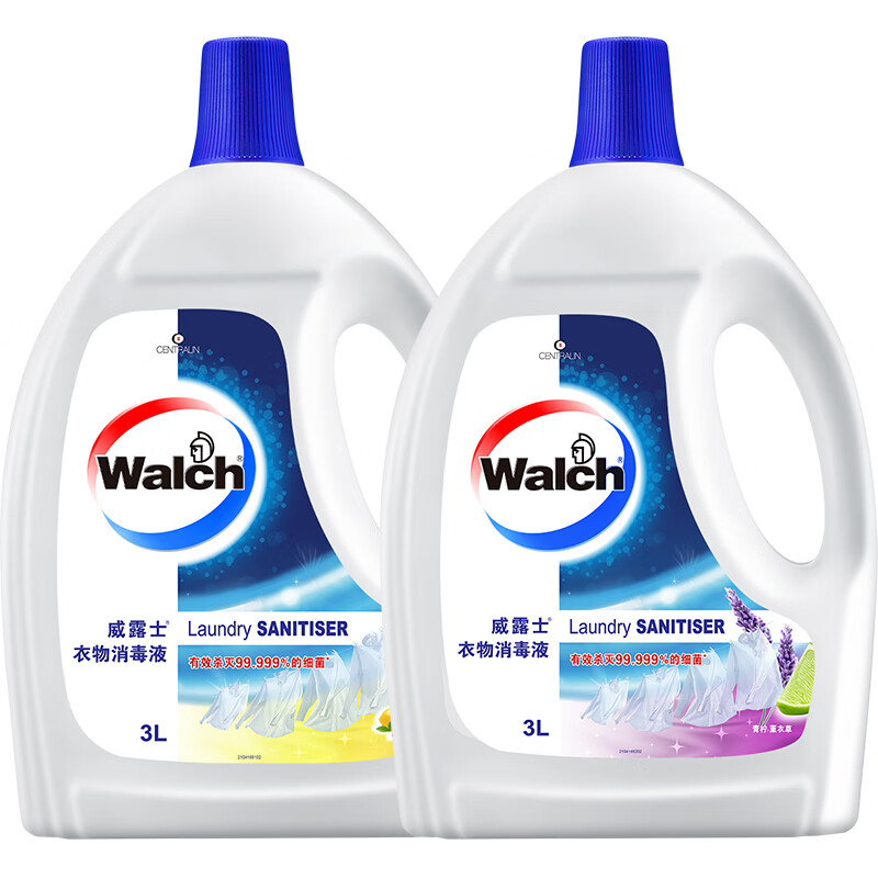 威露士 衣物消毒液 柠檬3L+薰衣草3L