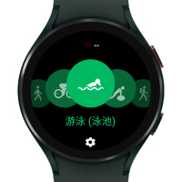 三星 SAMSUNG Galaxy Watch4 智能手表 Wear OS系统 蓝牙通话 44mm 幽谷绿