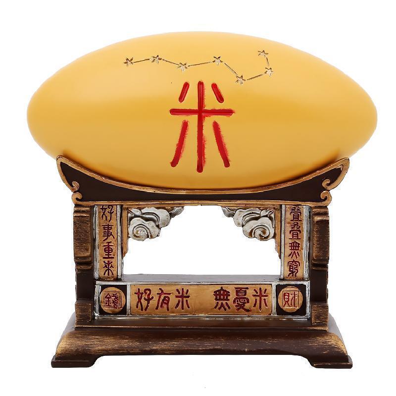 2025023年蛇年物好有米摆件寓意健康长寿2025高清大图