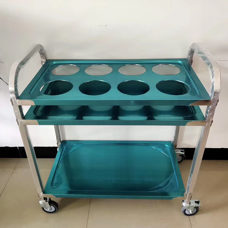 不锈钢热水壶推车水壶车(全钢加厚无磁)850mm450mm880mm高清大图