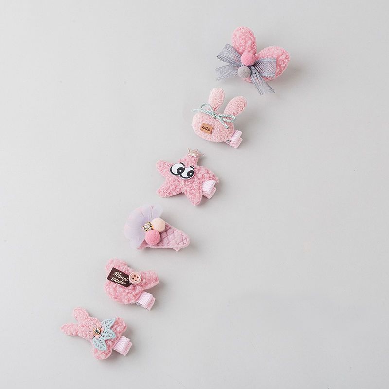 儿童发夹发饰皇冠头饰儿童发卡不伤发新款宝宝发夹可爱小女孩头饰粉色