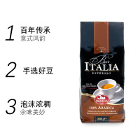 意大利原装进口SAQUELLA/圣贵兰意式咖啡豆 意式浓缩型1000g袋装