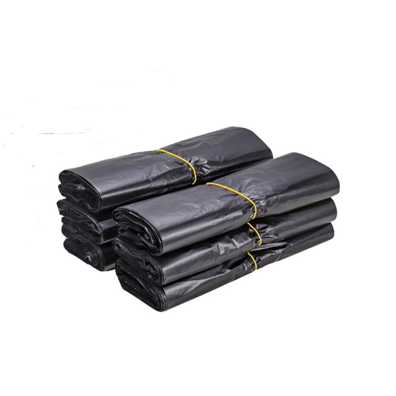 居尚 垃圾袋黑色60*80加厚4丝 背心式50只高清大图