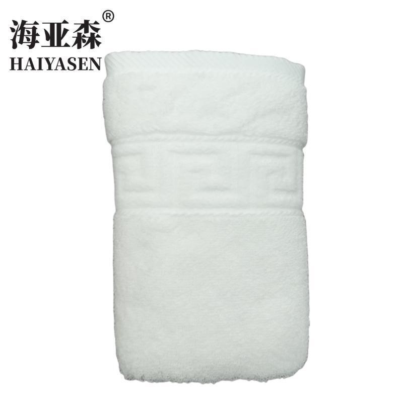海亚森阿瓦提长绒棉轻柔抹布两用单条装(白色)34*72cm 100g (计价单位:条)TK-1028高清大图