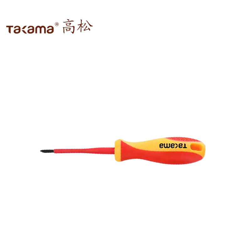 高松takama VDE双色绝缘耐压螺丝批十字8*150mmv428150 /1把