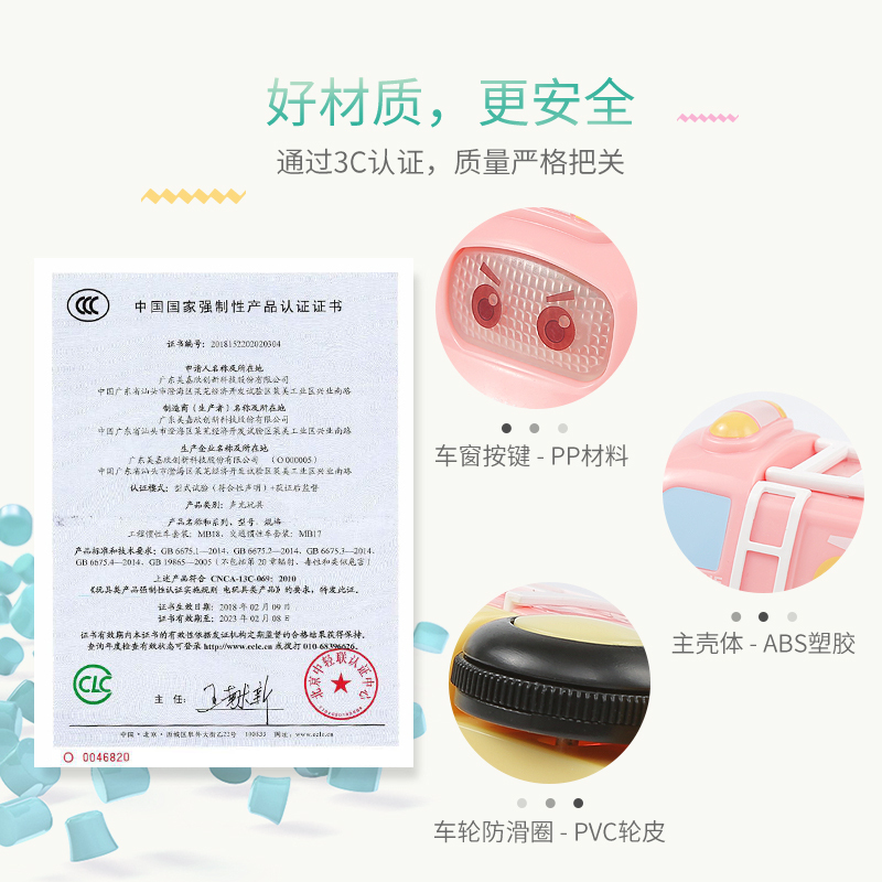 米宝兔,mibokids小汽车惯性回力车模玩具宝宝男孩2-3岁工程车套装耐摔4岁儿童玩具车MB18惯性车套装(工程)