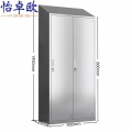 怡卓欧不锈钢衣柜二门 不锈钢衣柜二门 台