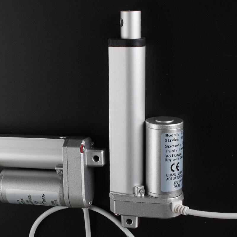 汐岩电动推杆10mm1500mm马达伸缩杆升降器12v24v直流交流推杆电机行程