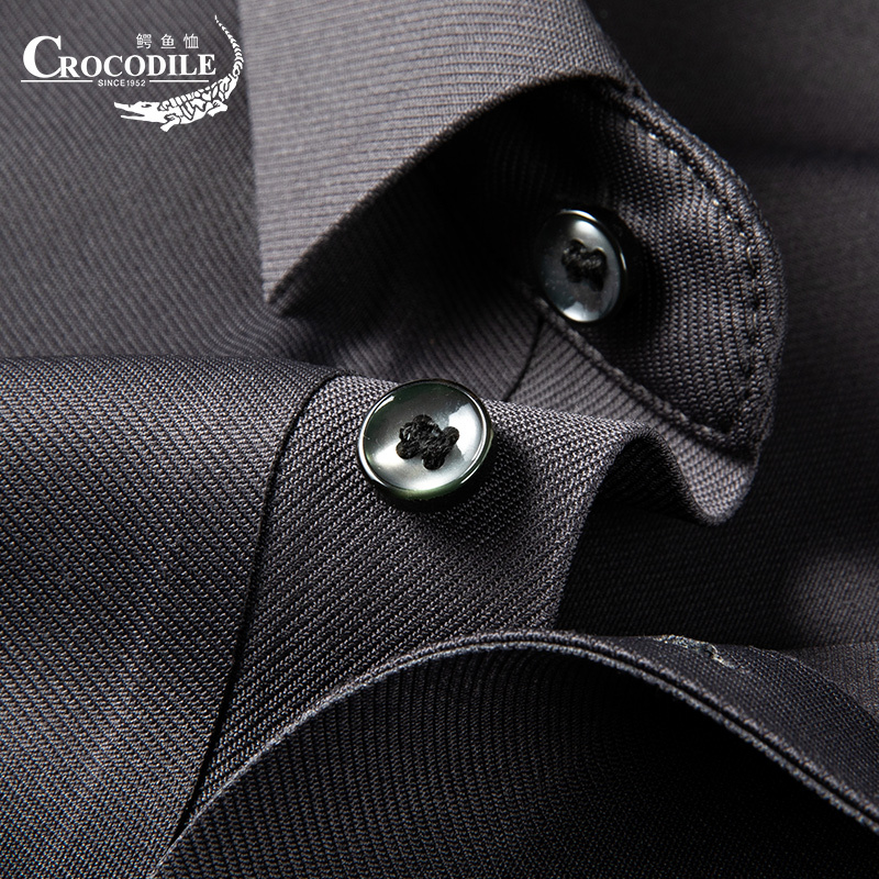 鳄鱼恤crocodile男士polo衫翻领长袖t恤爸爸父亲上衣