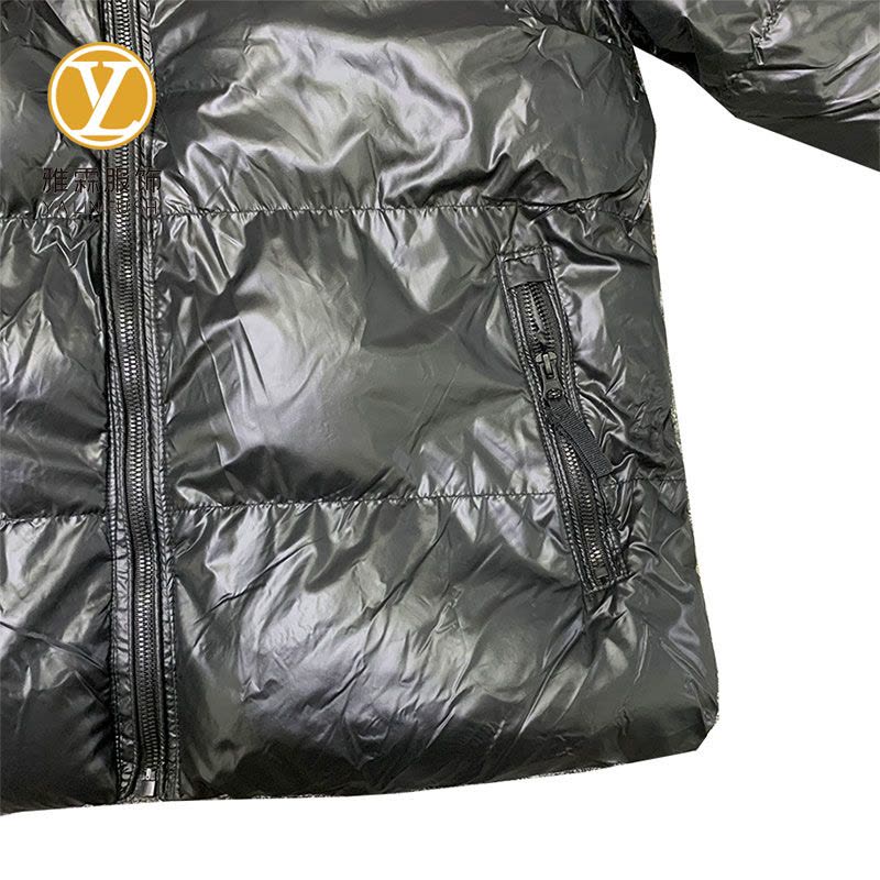 雅霖服 黑金连帽棉服24YLF-ABS-F9956 件图片
