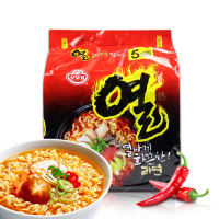 不倒翁 火热拉面五连包120g*5袋 韩国进口