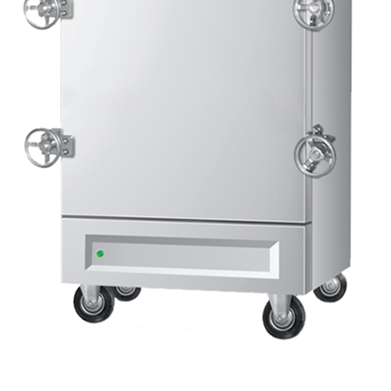 疆途者 商用电蒸箱蒸饭车单门12盘豪华电脑款电蒸饭柜 380V 12kW SJTZ-S1DC-8005高清大图