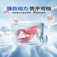 澳柯玛1025升商用大容量 超市饭店便利店风冷无霜冷冻展示柜立式商用展示冷冻冰柜 三门IVF-191808V