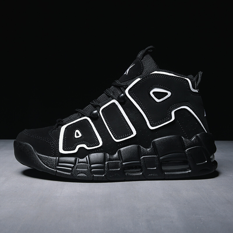 bomina篮球鞋男空军一号怒吼天尊潮牌运动鞋嘻哈潮鞋皮蓬大air高帮