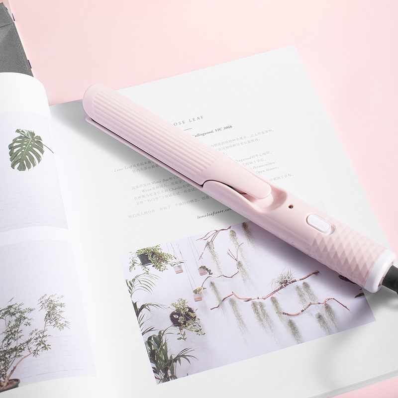 名创优品(miniso) 直发器梳夹板卷发棒自动懒人刘海烫发卷发工具女造型夹