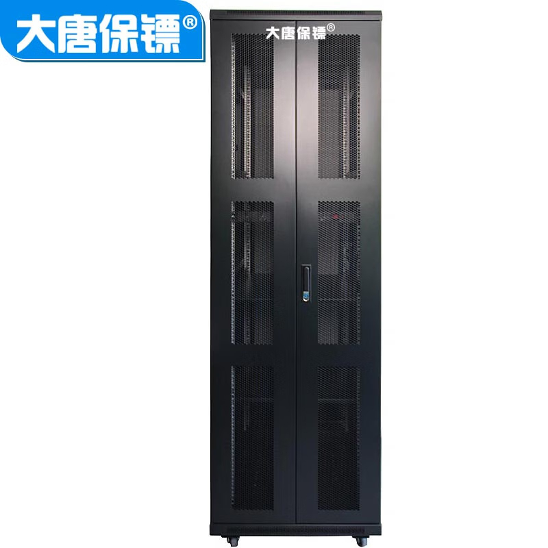 大唐保镖 服务器机柜 2米 板材1.2MM厚 网络机箱 42u 弱电监控机柜 A66042[加厚钢板]高清大图