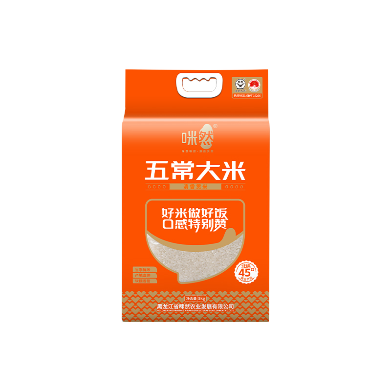 咪然 五常大米清香贡米5kg优质美味