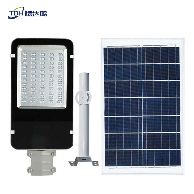 腾达鸿-户外太阳能路灯 100W 灯杆3.5米 包安 装 /套高清大图